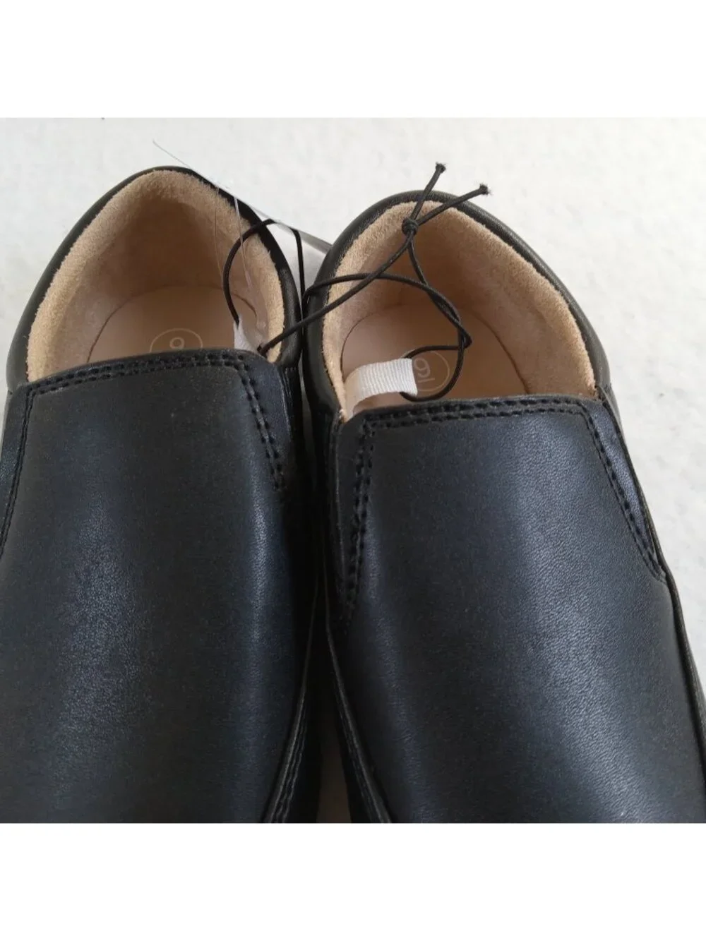 Cat & Jack Toddler Boys' Brody Black Slip-On Loafers Dress Shoes Size 9